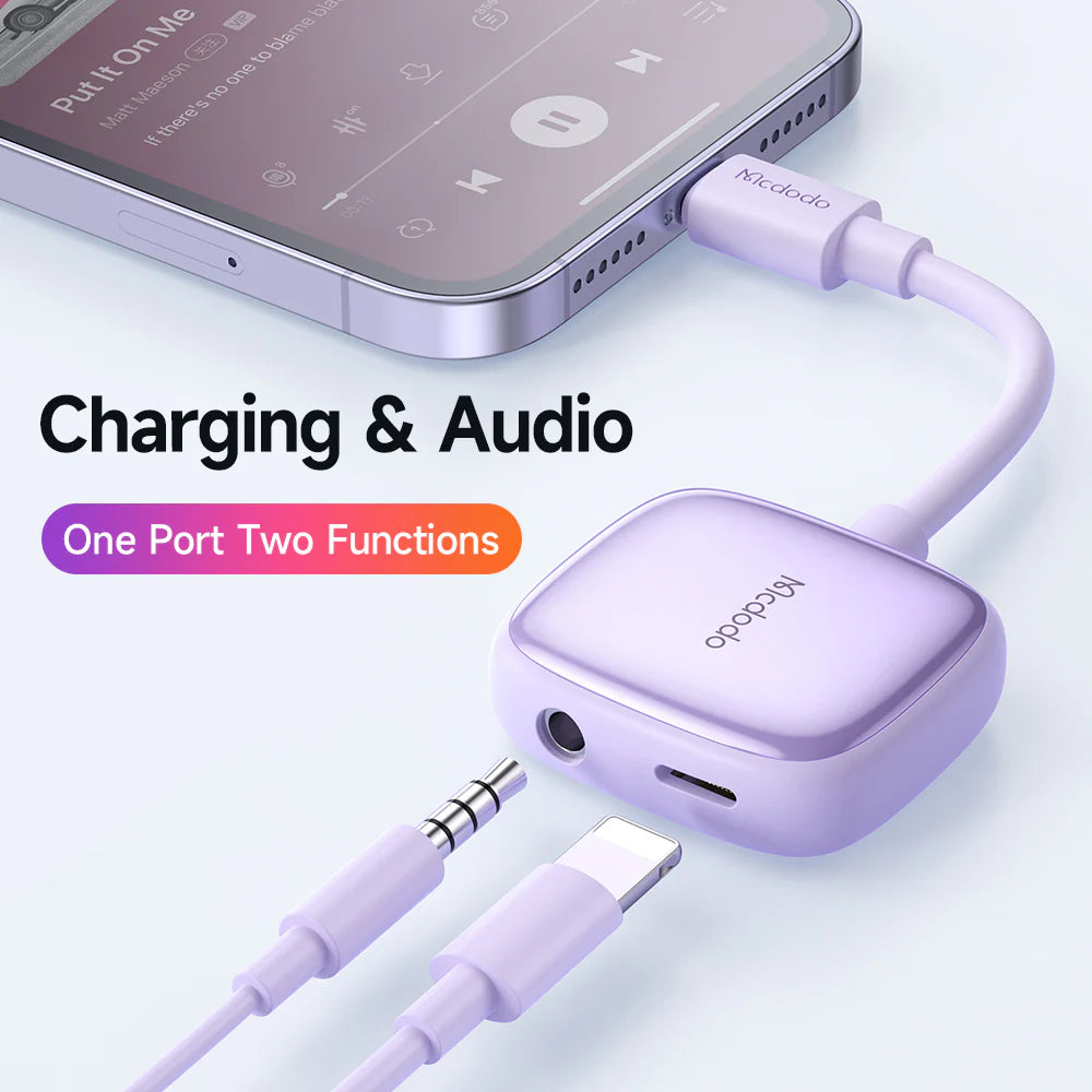 Mcdodo Lightning to DC3.5 Digital Audio Cable High Quality Mcdodo Lightning to DC3.5 Digital Audio Cable High Quality
