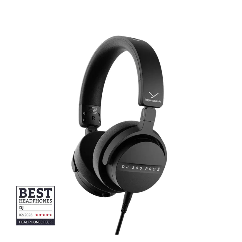 Beyerdynamic DJ 300 PRO X Professional DJ Headphones – 2-in-1 On/Over-Ear