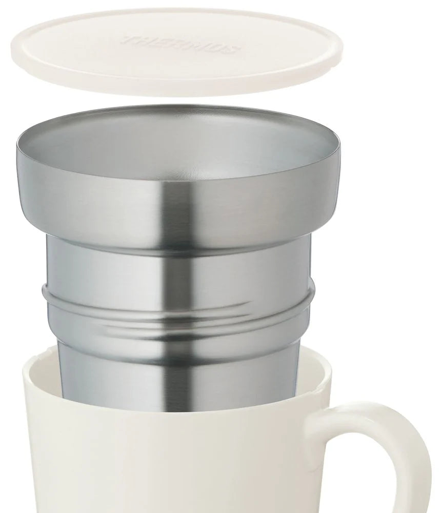 THERMOS 350ml Vacuum Desktop Mug - White