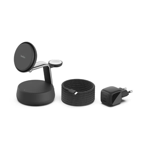 Belkin UltraCharge Pro 3-in-1 Magnetic Charging Dock WIZ040kqCH Belkin UltraCharge Pro 3-in-1 Magnetic Charging Dock WIZ040kqCH