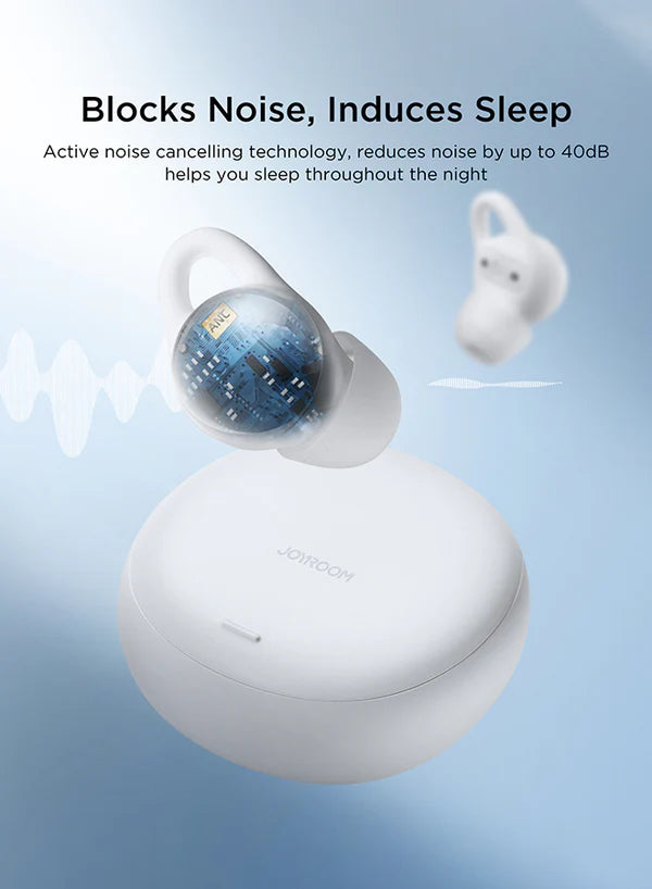 JOYROOM Cozydots Wireless Sleep Earbuds Ultimate Comfort & Sound - White