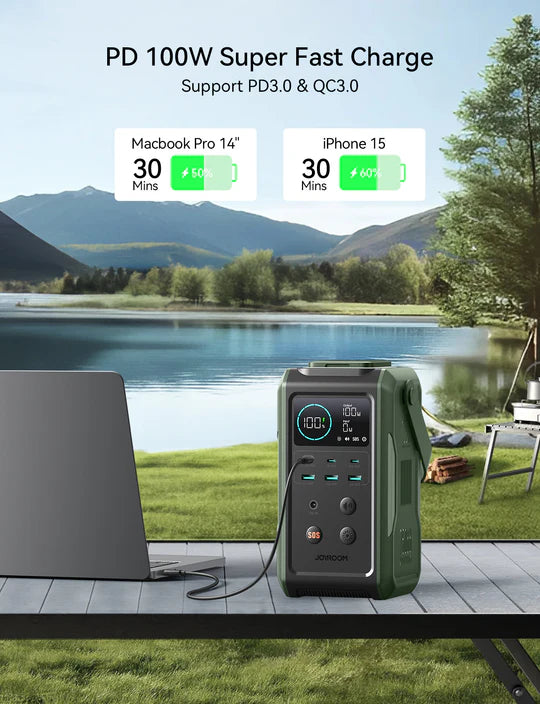 JOYROOM JR-PBF10 100W Power Bank with Night Light & Large Capacity JOYROOM JR-PBF10 100W Power Bank with Night Light & Large Capacity