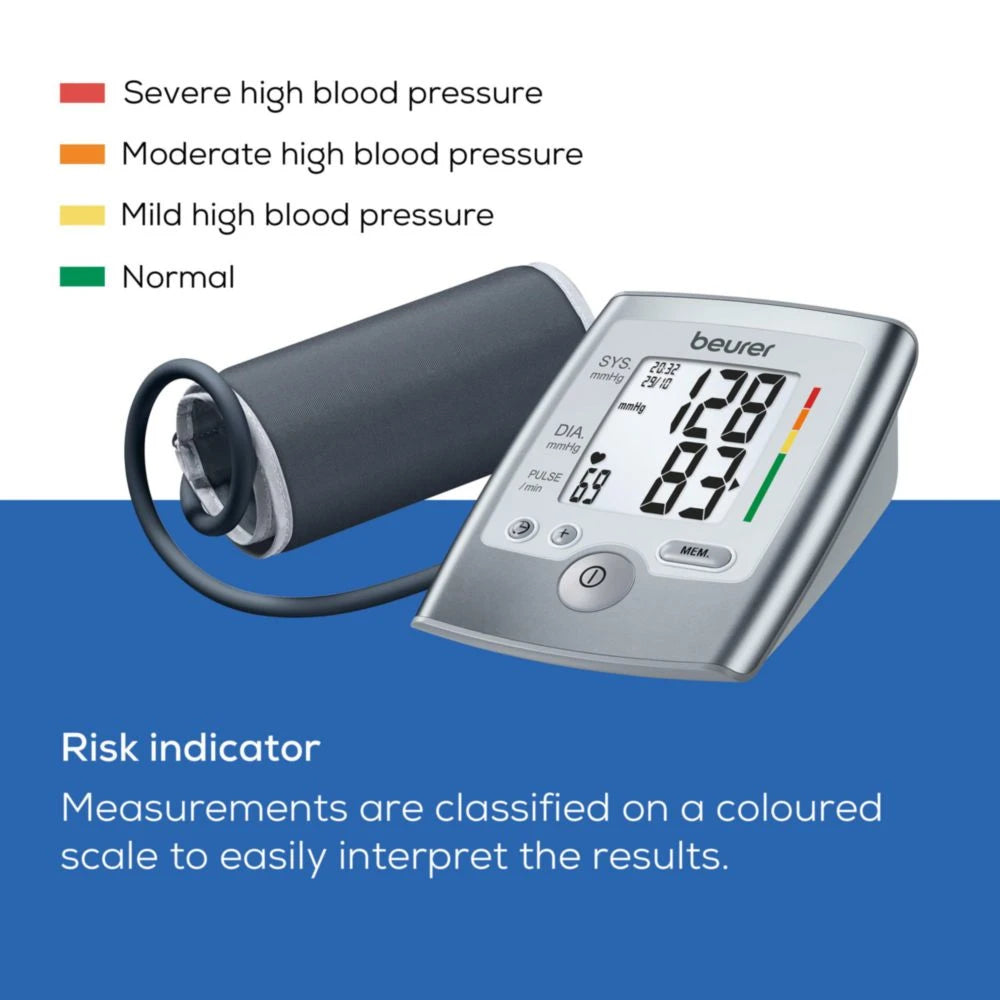 Beurer BM 35 Upper Arm Blood Pressure Monitor with LCD Display