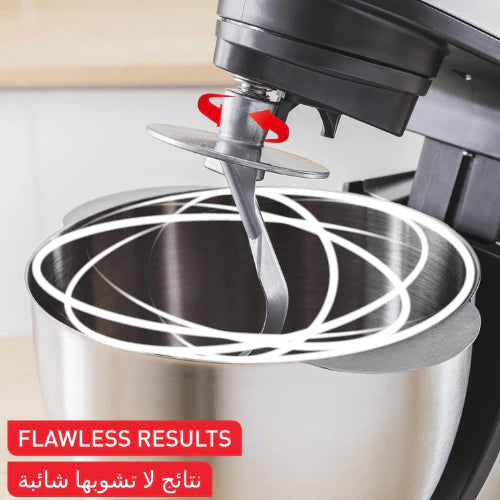 MOULINEX Kitchen Machine | Bake Essential 4.8 L Stand Mixer | 800 W MOULINEX Kitchen Machine | Bake Essential 4.8 L Stand Mixer | 800 W