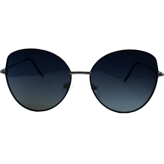 Infiniti MS-111 C7 53 Women's Black Geometric Frame Sunglasses