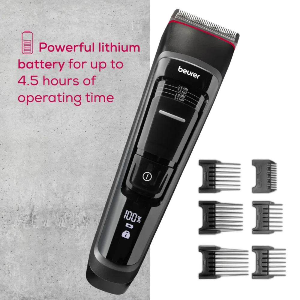 Beurer MN5X Hair Clipper & Trimmer with 4.5-Hour Battery Life