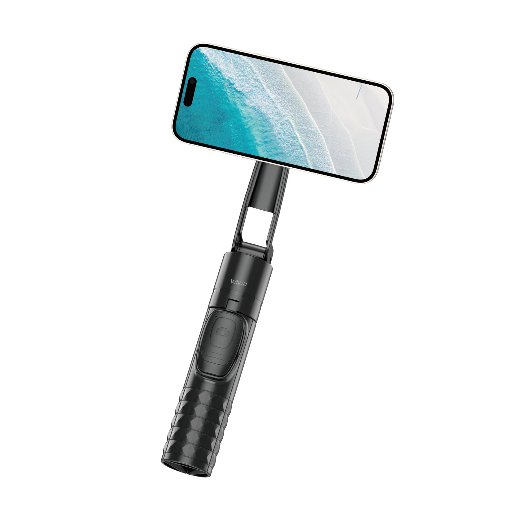 WIWU Wi-SE014 Magnetic Selfie Stick Lightweight & Versatile - Black WIWU Wi-SE014 Magnetic Selfie Stick Lightweight & Versatile - Black