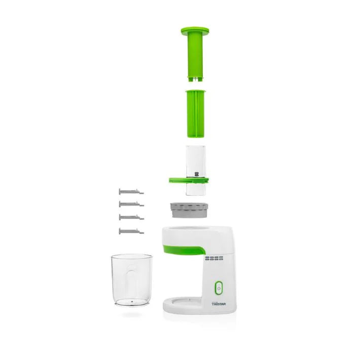 Tristar MX-4816 Electric Spiralizer - Veggie Spiral Slicer with 4 Knives