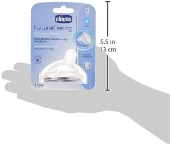Chicco Natural Feeling Teat 0m+ Regular Flow Anti-Colic 1 pc Chicco Natural Feeling Teat 0m+ Regular Flow Anti-Colic 1 pc