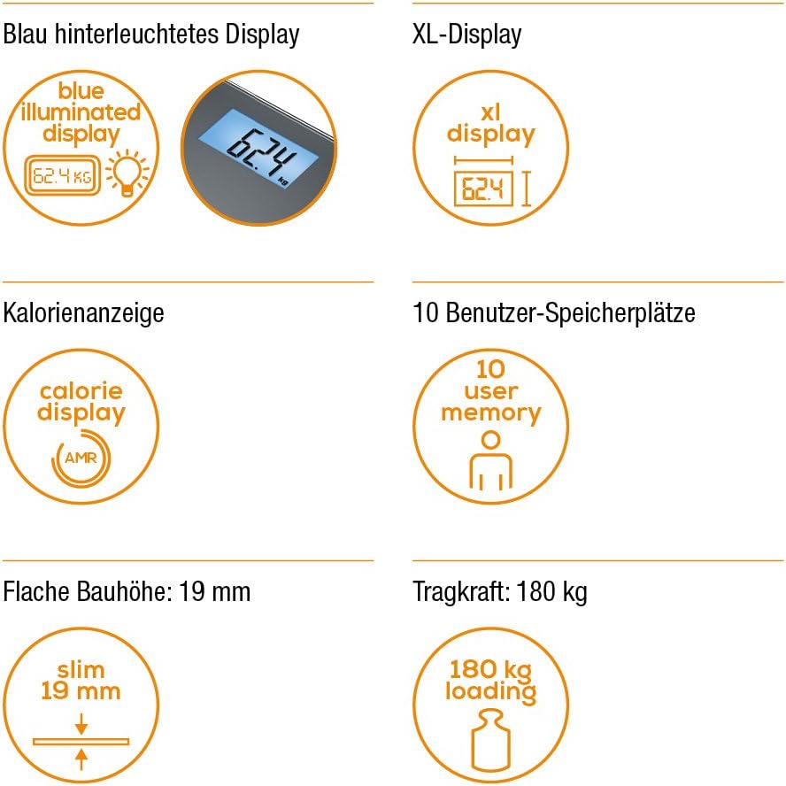 Beurer BF 180 Diagnostic Scale Accurate Body Composition