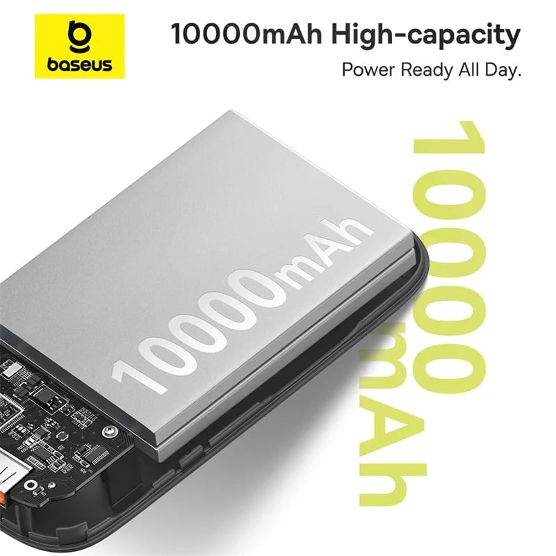 Baseus QPow 2 Digital Display Fast-Charging Power Bank with 2 Built-in Type-C Cables 30W Baseus QPow 2 Digital Display Fast-Charging Power Bank with 2 Built-in Type-C Cables 30W