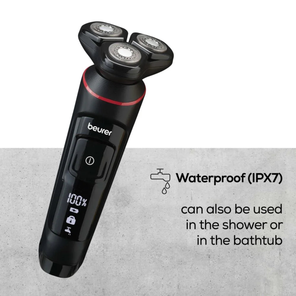 Beurer MN8X Rotating Waterproof Shaver with Precise Shaving