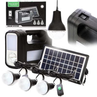 GDLITE Solar Lighting System Kit - Black