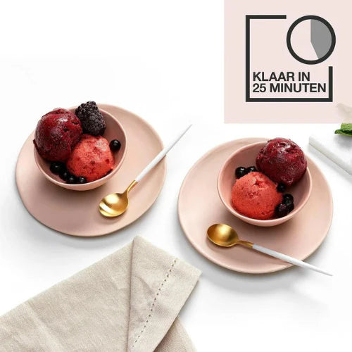 Cuisinart Ice Cream Machine Duo Deluxe ICE40BCE - 2L Dual Bowl Silver