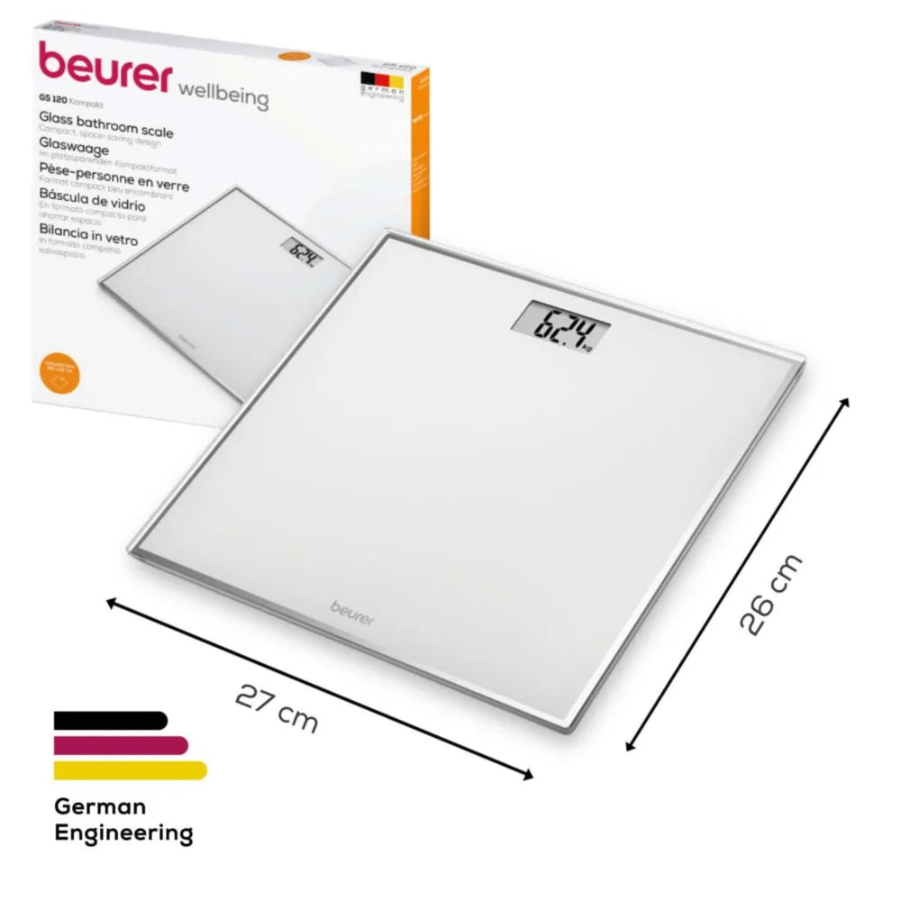 Beurer GS 120 Glass Bathroom Scale Precision & Elegance