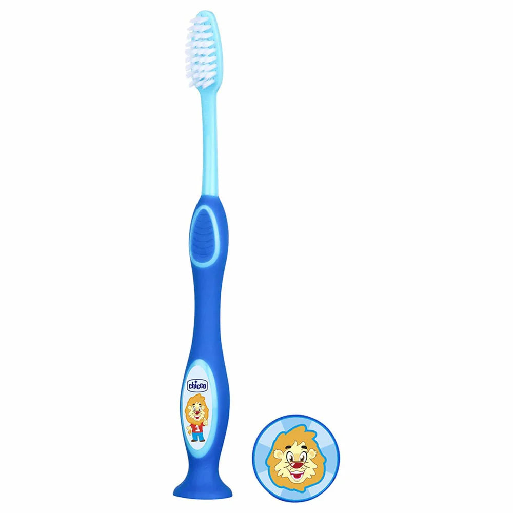 Chicco 36M+ Oral Care Set for Boys Travel-Friendly - Blue Chicco 36M+ Oral Care Set for Boys Travel-Friendly - Blue