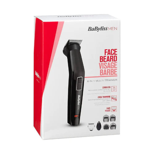 Babyliss Hair Trimmer MT725SDE 6-in-1 Men Multi Trimmer - Black