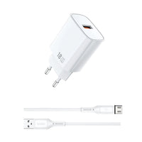 WiWU Wi-G006 Essen GaN Fast Charger+Cable Combo (EU)