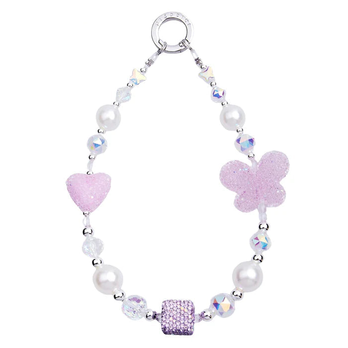 PICOCICI Butterfly Pearl Mixed Phone Charm - Stylish Wristband