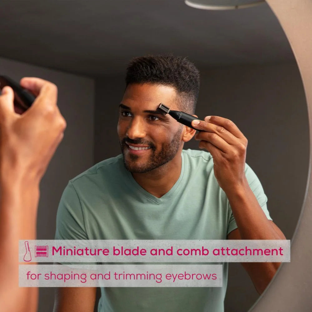 ماكينة تشذيب دقيقة من بيورير للحواجب والشعر الزائد