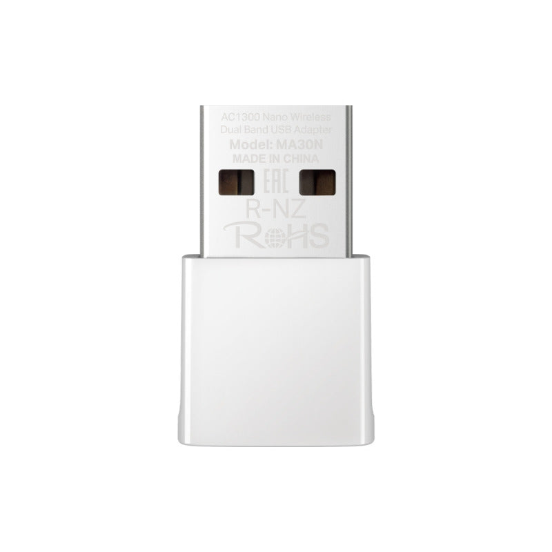 Mercusys MA30N AC1300 Nano USB Adapter — Front View