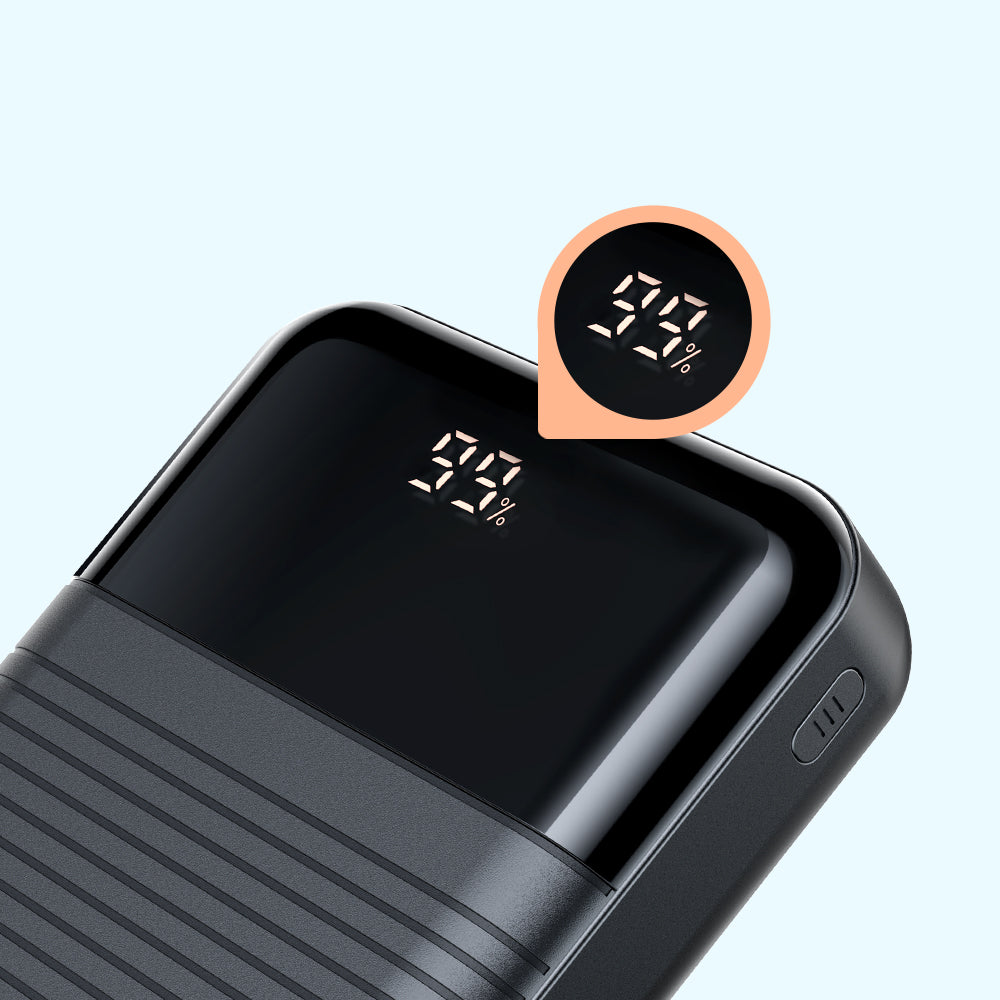 Mcdodo 22.5W 10000mAh Powerbank with Digital Display - Black Mcdodo 22.5W 10000mAh Powerbank with Digital Display - Black