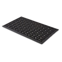 Astra Dynamic Rubber Door Mat – 45×75 cm Black Durable