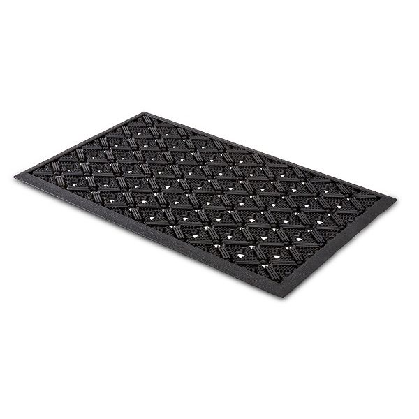 Astra Dynamic Rubber Door Mat – 45×75 cm Black Durable