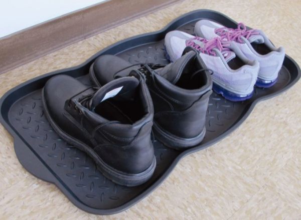 Astra Shoe Star Door Mat – 38×75 cm Black Dirt Absorbing