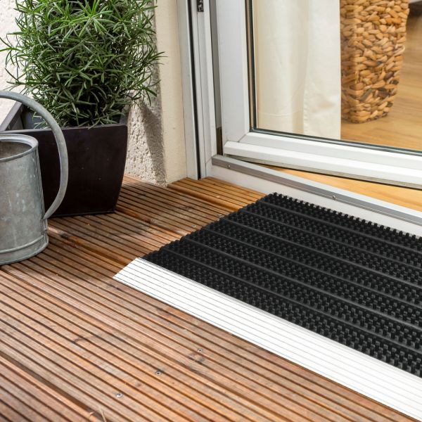 Astra Super Brush Entrance Mat 45×75 cm - Black