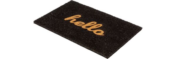 Astra Coco Glitter Entrance Mat 40×60 cm - Black & Gold
