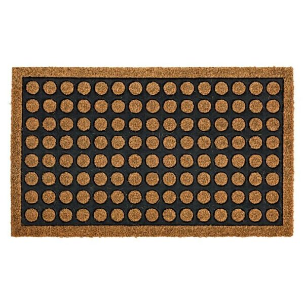 Astra Coco Home Door Mat 40×60 cm – Beige & Black