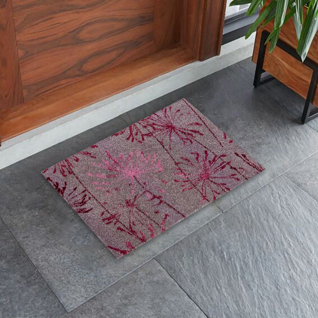 Schöner Wohnen Manhattan Doormat 50×70 cm - Gray & Pink Stylish