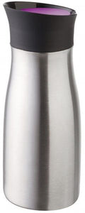 Helios Click N Drink 400ml Bottle – Steel & Purple