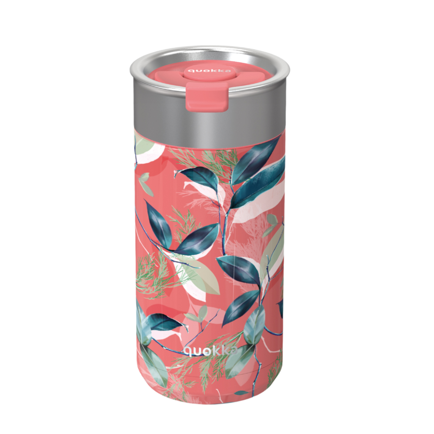 Quokka Thermal Coffee/Tea Tumbler with Infuser - Exotic Pink 400ml