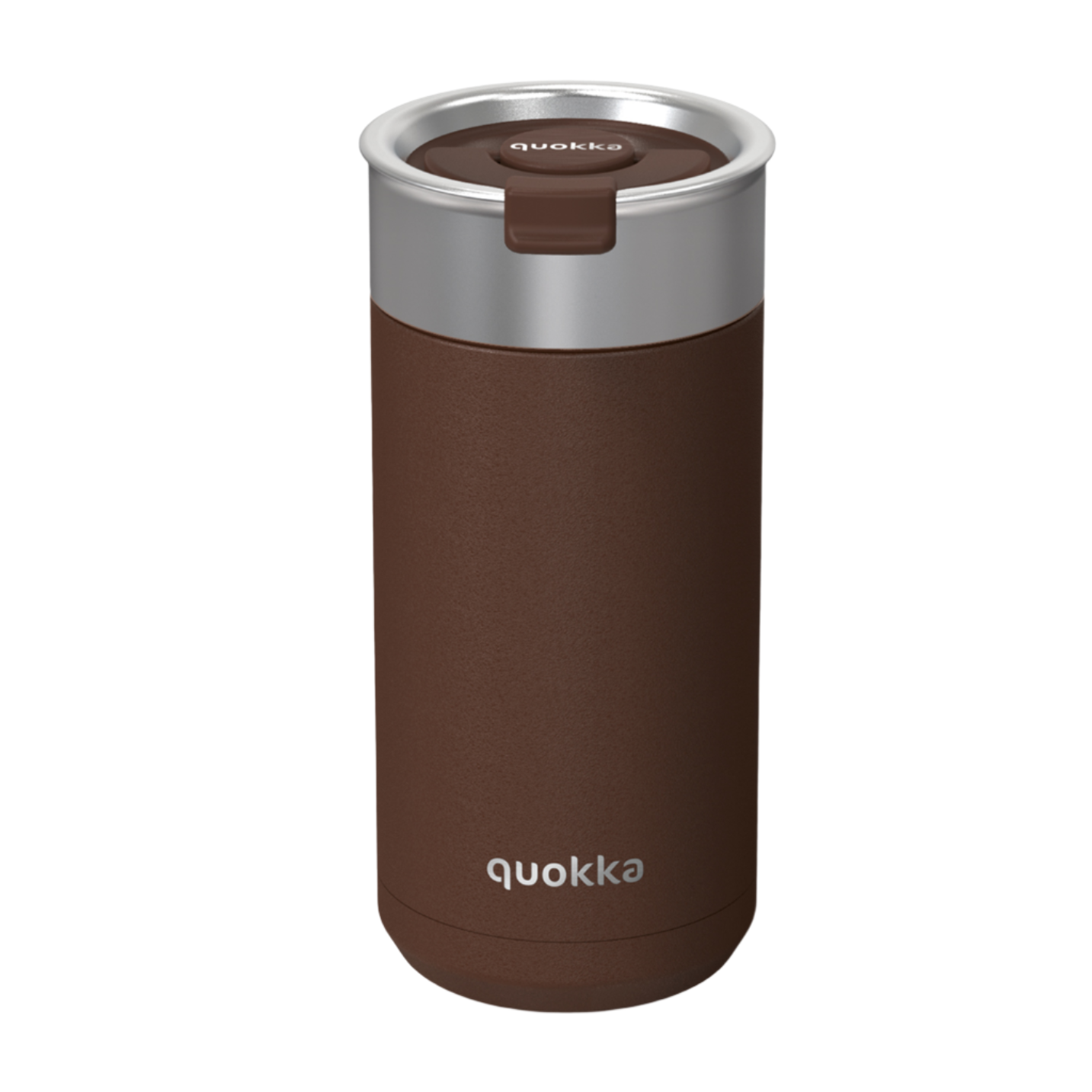 QUOKKA THERMAL SS COFFEE/TEA TUMBLER BOOST BROWN 400 ML