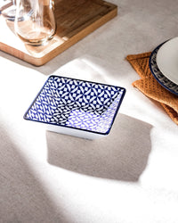 Rêve Bleu Nancy Square Bowl - Madame Coco JO