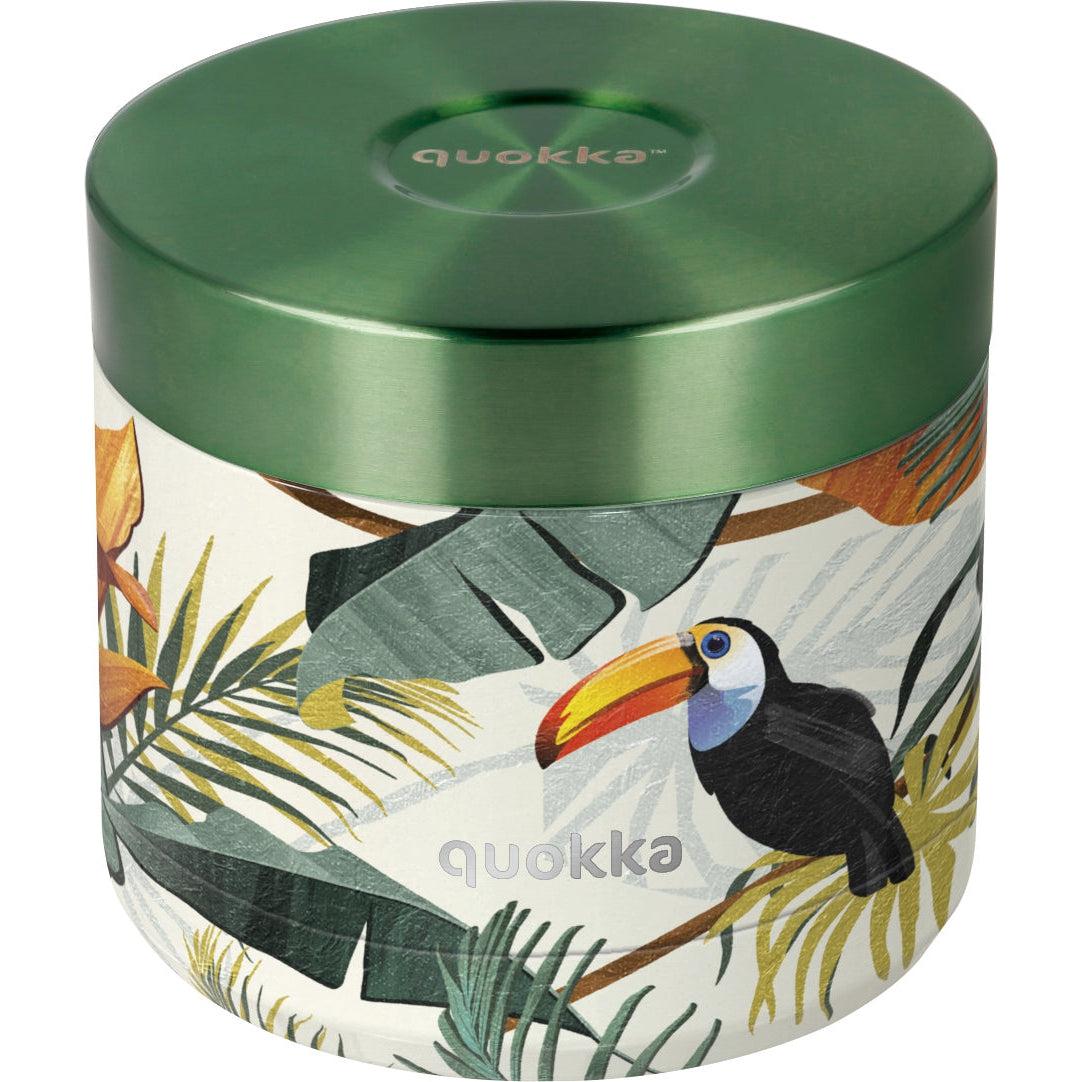 QUOKKA Thermal Food Jar 604ml - Whim Tropical Design