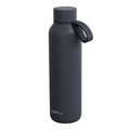 QUOKKA THERMAL SS BOTTLE SOLID WITH STRAP SLATE 630 ML