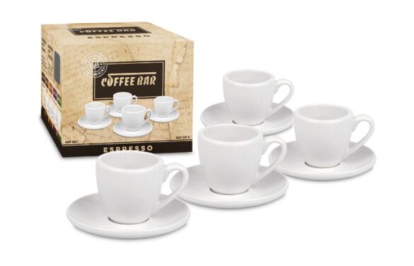 طقم إسبريسو 8 قطع من Konitz – تصميم Coffee Bar الأنيق