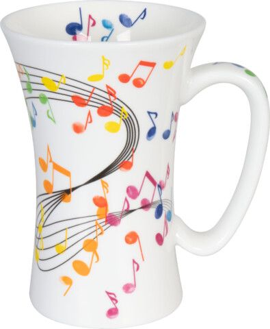 Konitz 630ml Mug – Musical Notes Design for Music Lovers