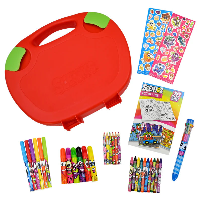 SCENTOS Scented Markers Activity On-The-Go Carry Case