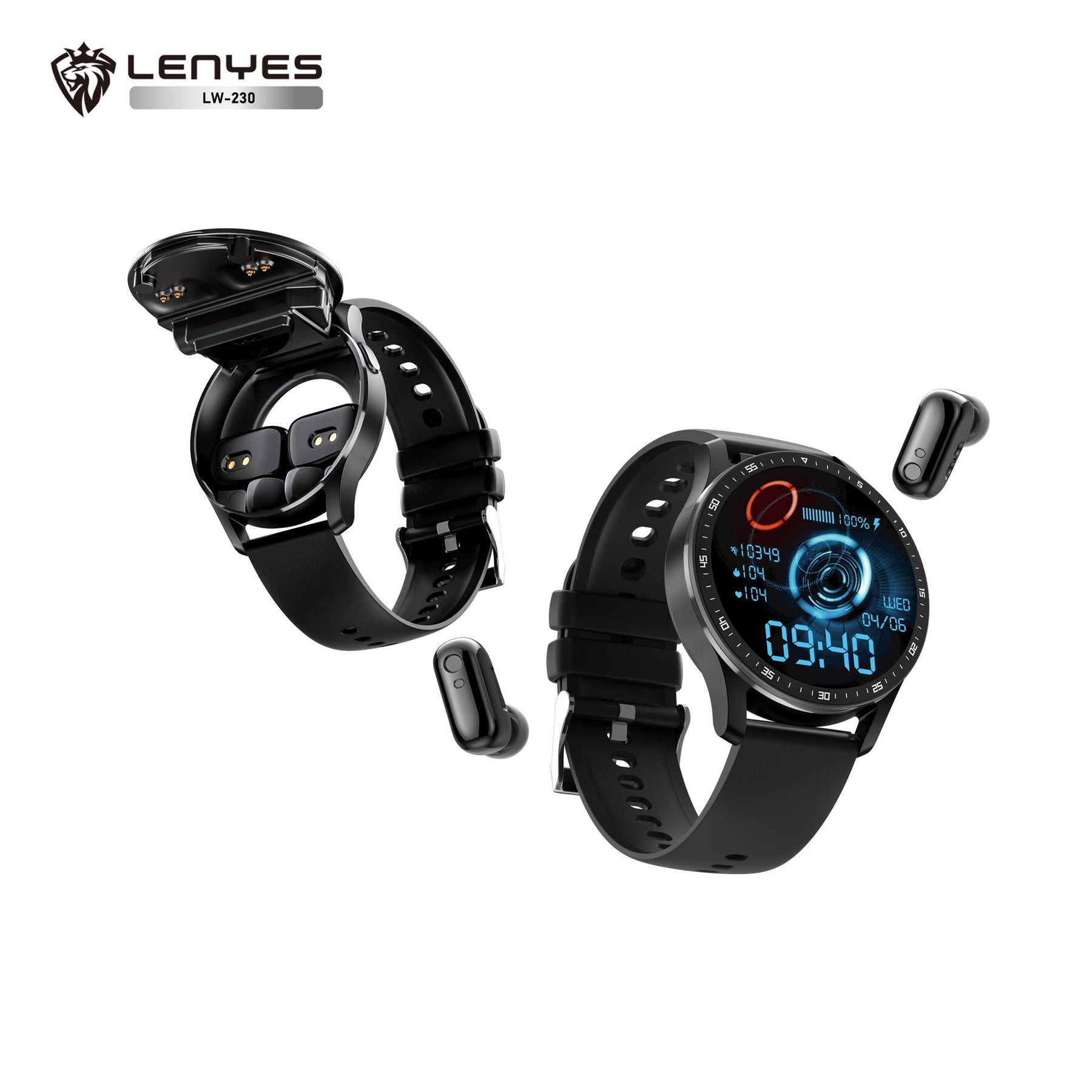 LENYES SMART WATCH - Black LENYES SMART WATCH - Black