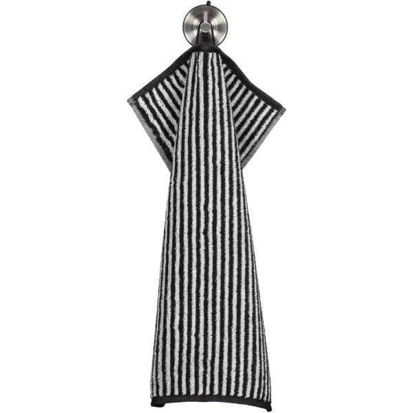 Cawo Zoom Guest Towel 30x50 cm – Black & White