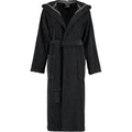 Cawö Bathrobe Black Size L – Luxury Cotton Comfort