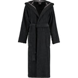 Cawö Bathrobe Black Size L – Luxury Cotton Comfort