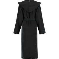 Cawö Bathrobe Black Size L – Luxury Cotton Comfort