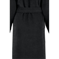 Cawö Bathrobe Black Size L – Luxury Cotton Comfort