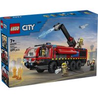 LEGO City Airport Fire Truck – 691 Pieces | Set 60499