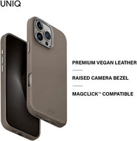 كفر UNIQ LYDEN لهاتف iPhone 16 Pro 6.3 MagClick – Flint Grey